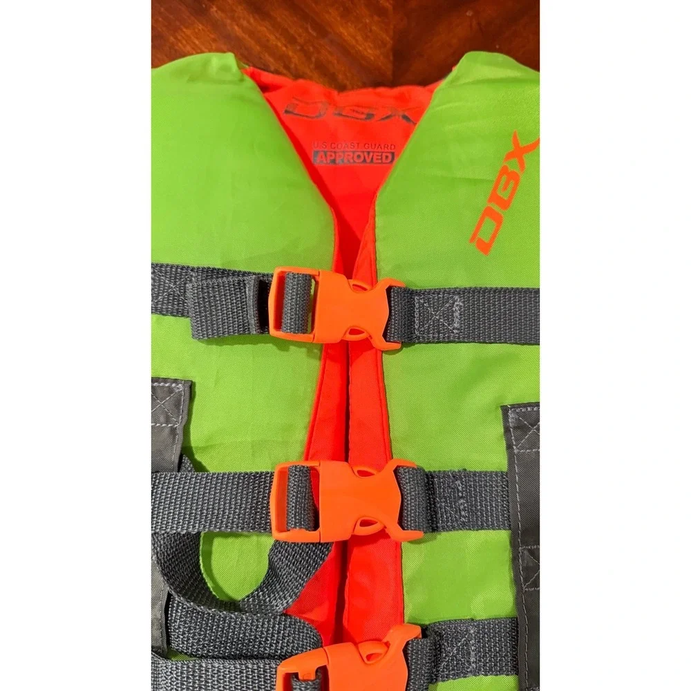 DBX US Coast Guard approved life vest personal‎ flotation device youth 50-90 lbs - Picture 3 of 6